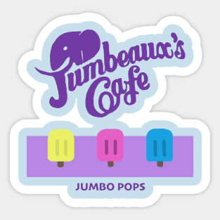 Jumbeaux's Cafe 2 Sticker